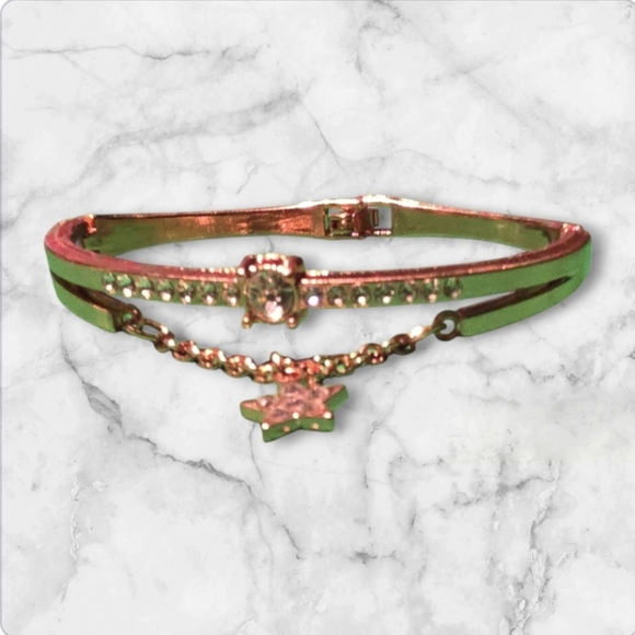 Watch & Rhinestone Bracelet Set~Green Band~New - Picture 7 of 10